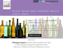 Tablet Screenshot of packlogic.com